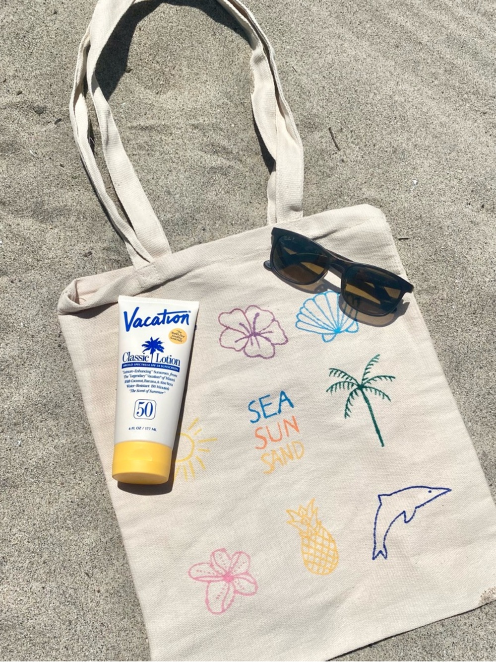 Beachy Summer Tote Bag